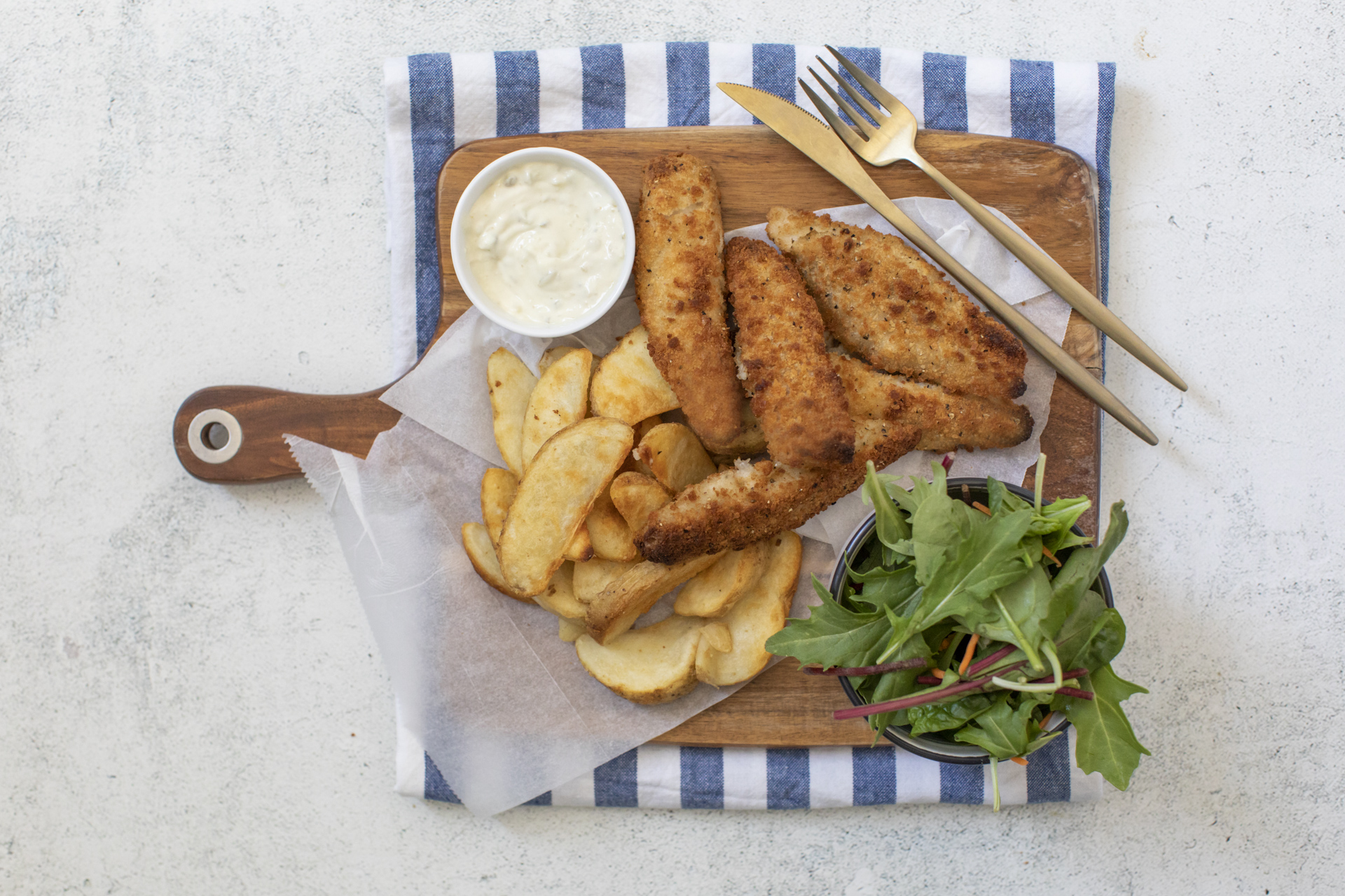 Baked Fish & Chips A Better Choice