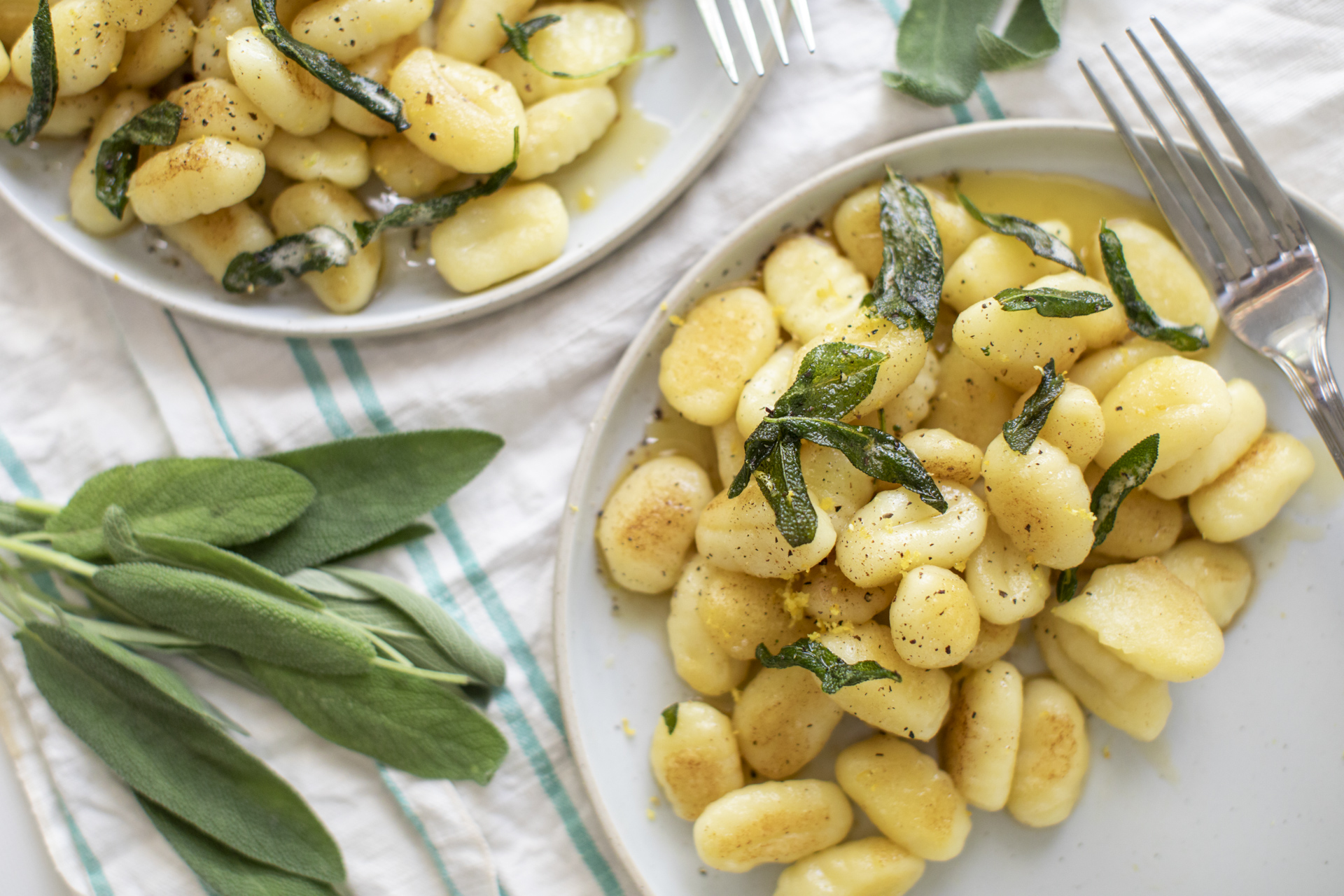 Gnocchi with Browned Butter & Sage - A Better Choice