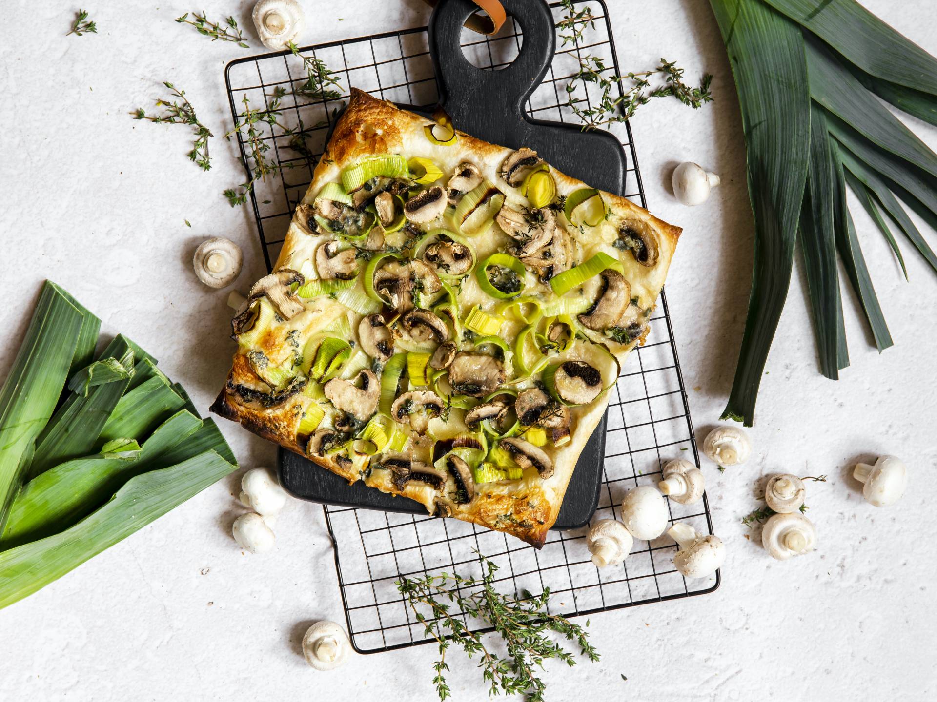 Mushroom & Leek Tart - A Better Choice