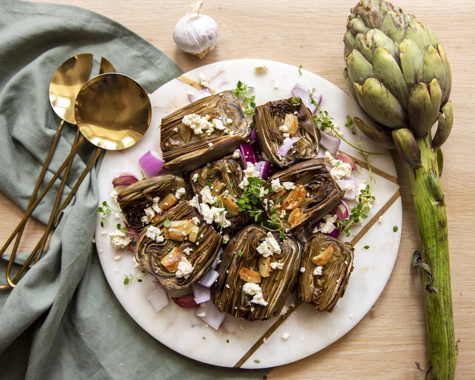 Mediterranean Roasted Artichoke - A Better Choice